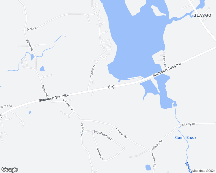 map of restaurants, bars, coffee shops, grocery stores, and more near 280 Shetucket Turnpike in Griswold