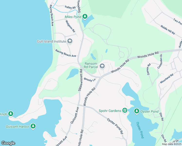 map of restaurants, bars, coffee shops, grocery stores, and more near 10 Ransom Road in Falmouth