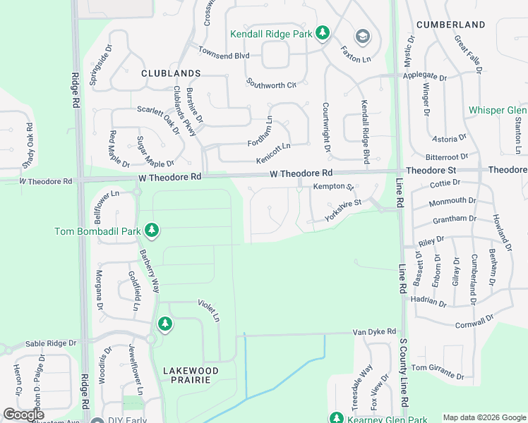 map of restaurants, bars, coffee shops, grocery stores, and more near 7417 Ascot Court in Joliet