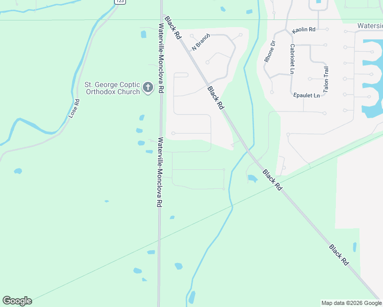 map of restaurants, bars, coffee shops, grocery stores, and more near 5021 Waterville Monclova Road in Monclova