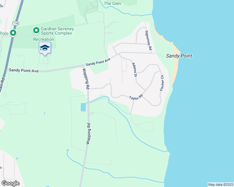 map of restaurants, bars, coffee shops, grocery stores, and more near 100 Taylor Road in Portsmouth