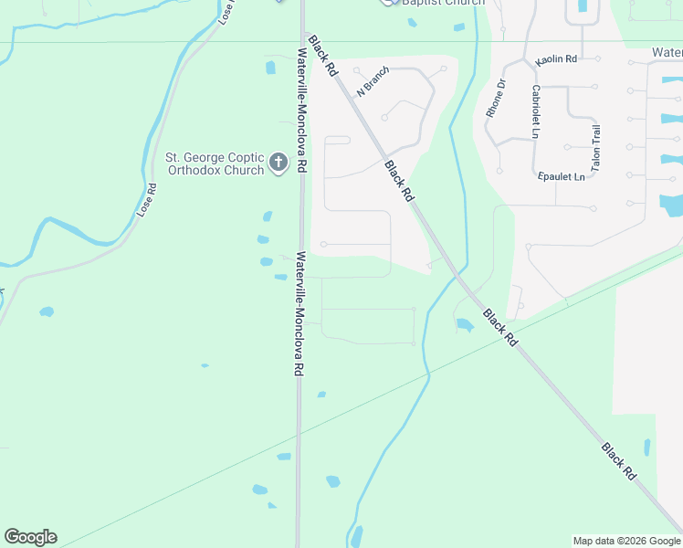 map of restaurants, bars, coffee shops, grocery stores, and more near 7929 Iron Horse Road in Monclova