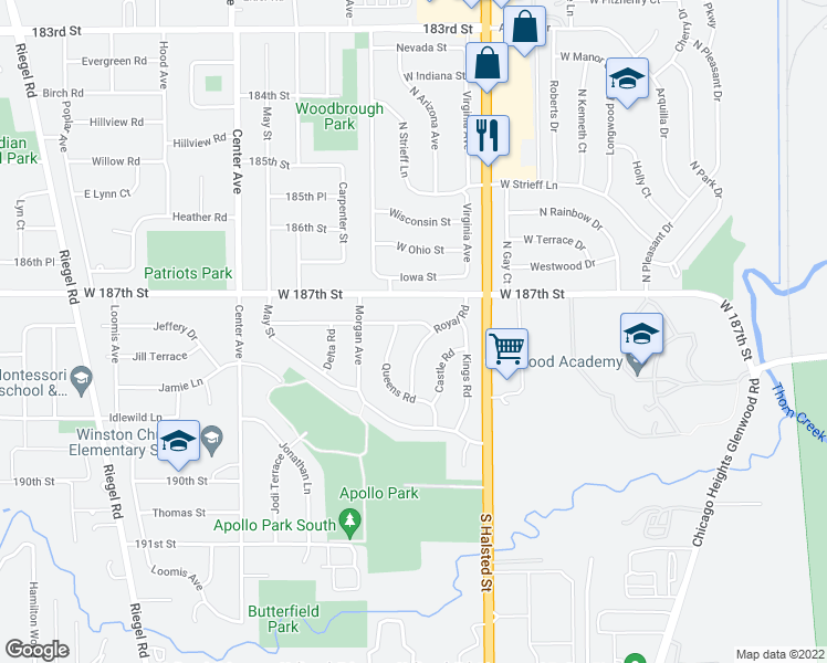 map of restaurants, bars, coffee shops, grocery stores, and more near 911 Coach Rd in Homewood