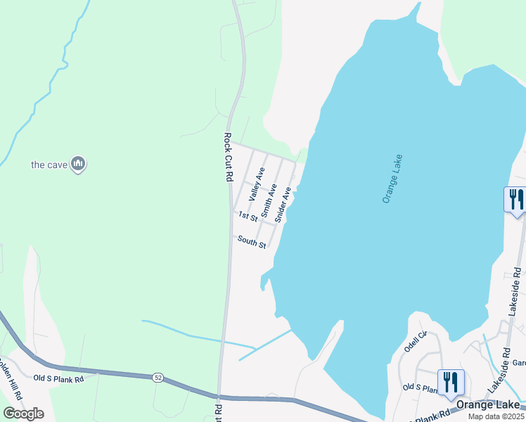 map of restaurants, bars, coffee shops, grocery stores, and more near 21 Smith Avenue in Walden