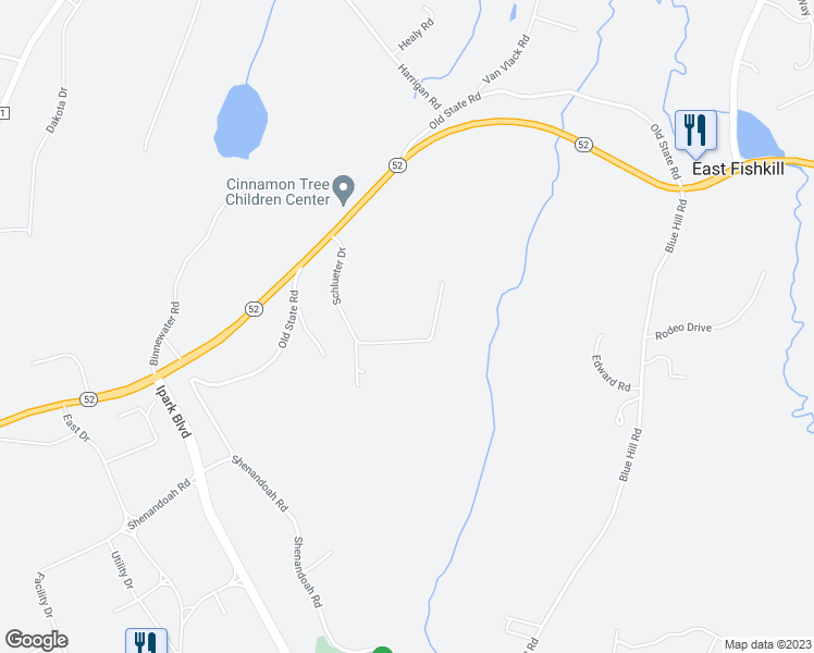 map of restaurants, bars, coffee shops, grocery stores, and more near 167 Schlueter Drive in Hopewell Junction