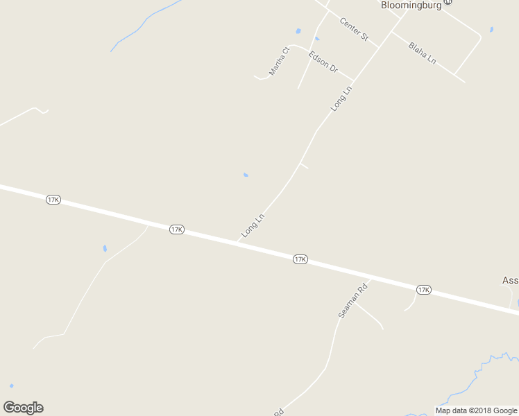 map of restaurants, bars, coffee shops, grocery stores, and more near 109 Long Lane in Bloomingburg