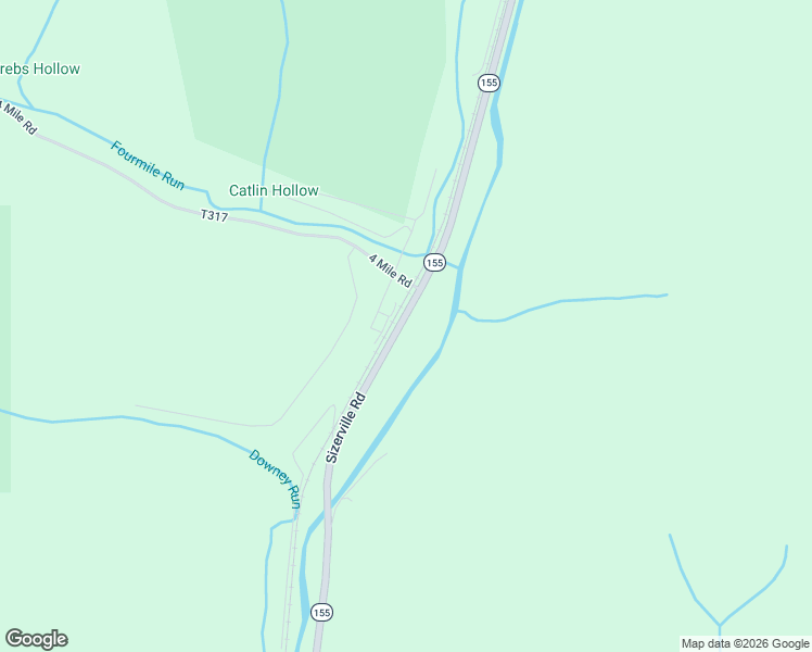 map of restaurants, bars, coffee shops, grocery stores, and more near Sizerville Road in Emporium