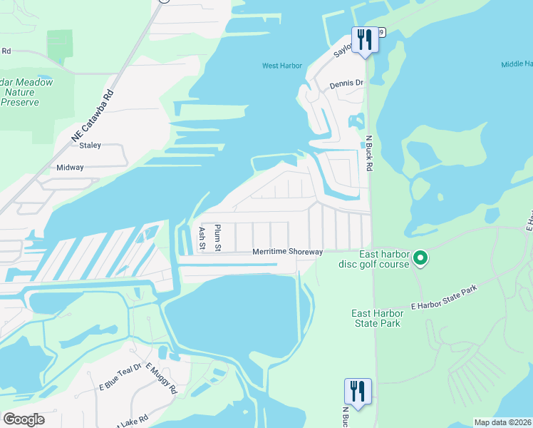 map of restaurants, bars, coffee shops, grocery stores, and more near 79 Sycamore Street in Lakeside Marblehead