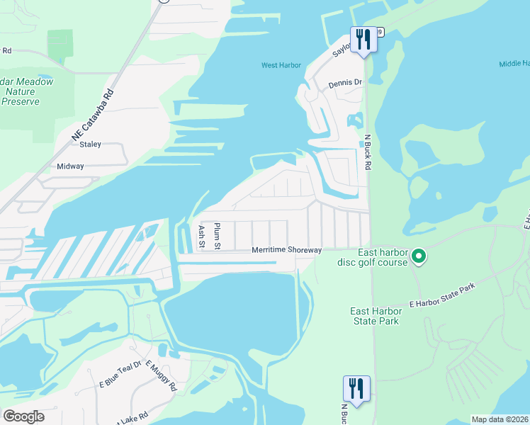 map of restaurants, bars, coffee shops, grocery stores, and more near 79 Sycamore Street in Lakeside Marblehead
