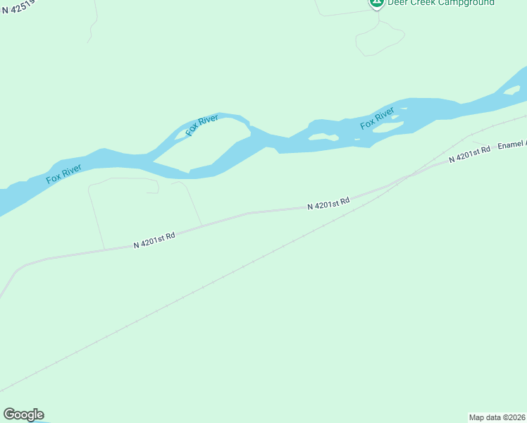 map of restaurants, bars, coffee shops, grocery stores, and more near 2835 North 4201st Road in Sheridan