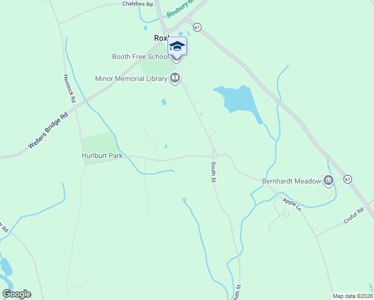 map of restaurants, bars, coffee shops, grocery stores, and more near 50 Apple Lane in Roxbury