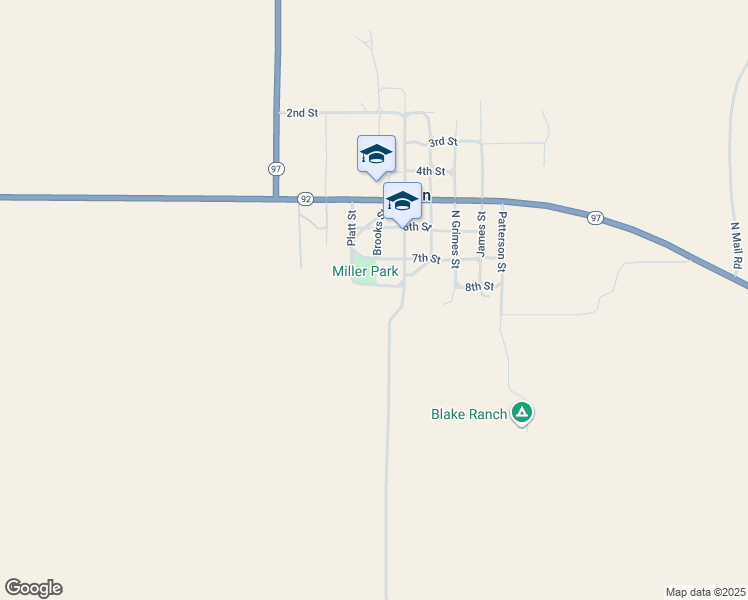 map of restaurants, bars, coffee shops, grocery stores, and more near 8th Street in Tryon