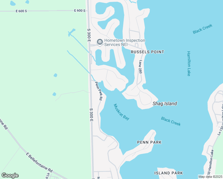 map of restaurants, bars, coffee shops, grocery stores, and more near 140 Lane 270A Hamilton Lake in Hamilton