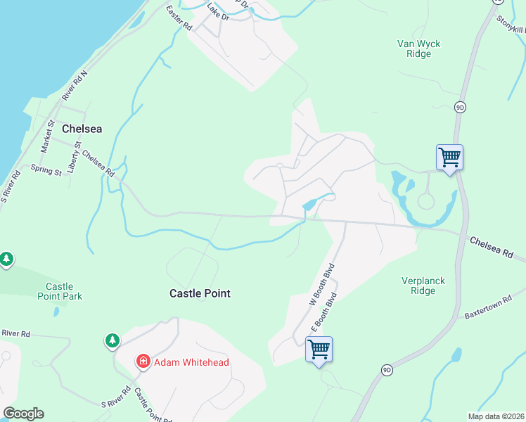 map of restaurants, bars, coffee shops, grocery stores, and more near 95 Chelsea Road in Wappingers Falls