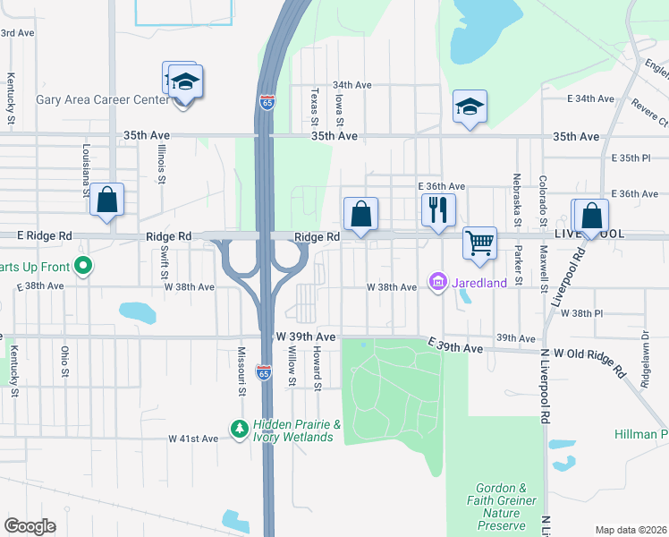 map of restaurants, bars, coffee shops, grocery stores, and more near 3760 Colbourne St in Hobart