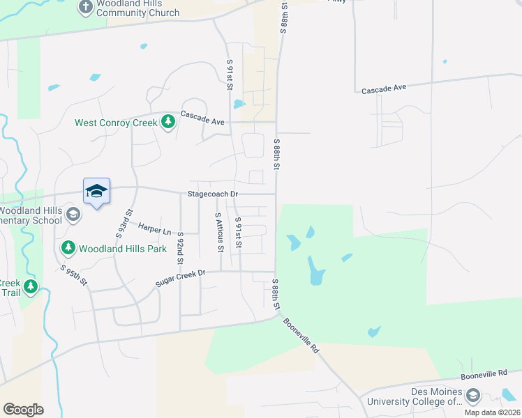 map of restaurants, bars, coffee shops, grocery stores, and more near 8944 Jean Louise Drive in West Des Moines