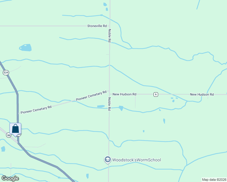 map of restaurants, bars, coffee shops, grocery stores, and more near 7280 Noble Road in Windsor