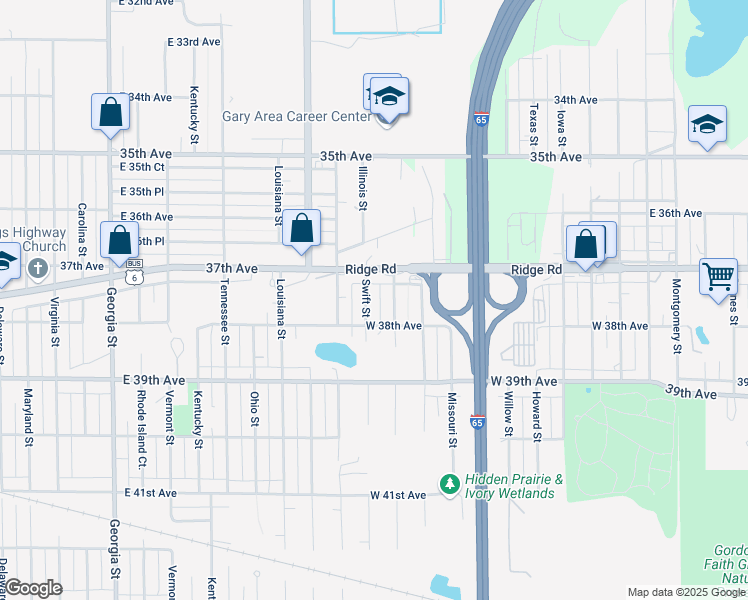 map of restaurants, bars, coffee shops, grocery stores, and more near 3751 Swift Street in Hobart