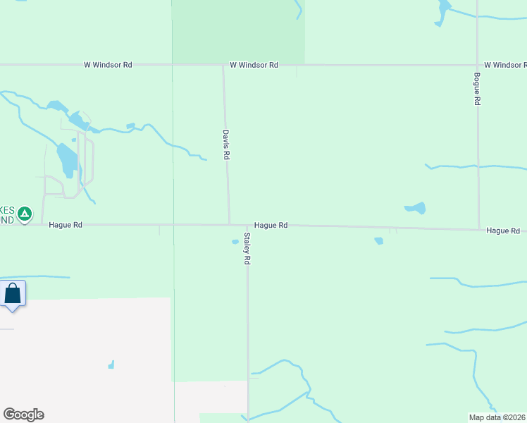 map of restaurants, bars, coffee shops, grocery stores, and more near 2601 Hague Road in Orwell