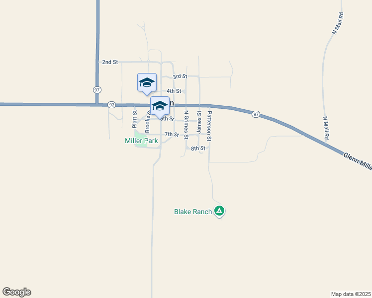 map of restaurants, bars, coffee shops, grocery stores, and more near 8th Street in Tryon