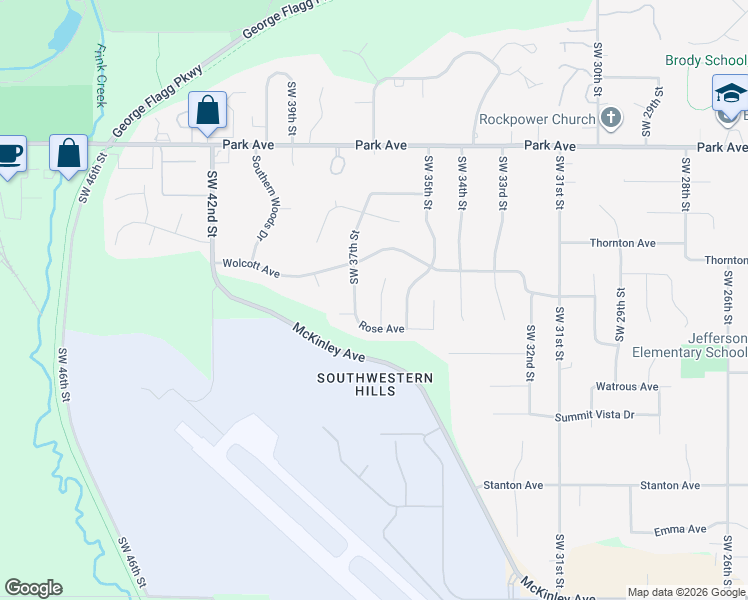 map of restaurants, bars, coffee shops, grocery stores, and more near 3718 Southwest 36th Street in Des Moines