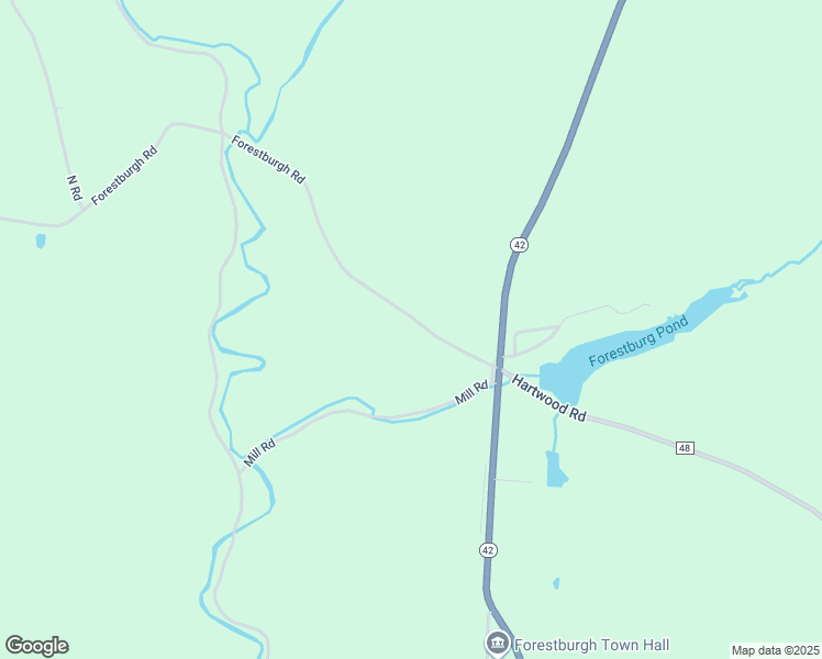 map of restaurants, bars, coffee shops, grocery stores, and more near 39 Forestburgh Road in Forestburgh