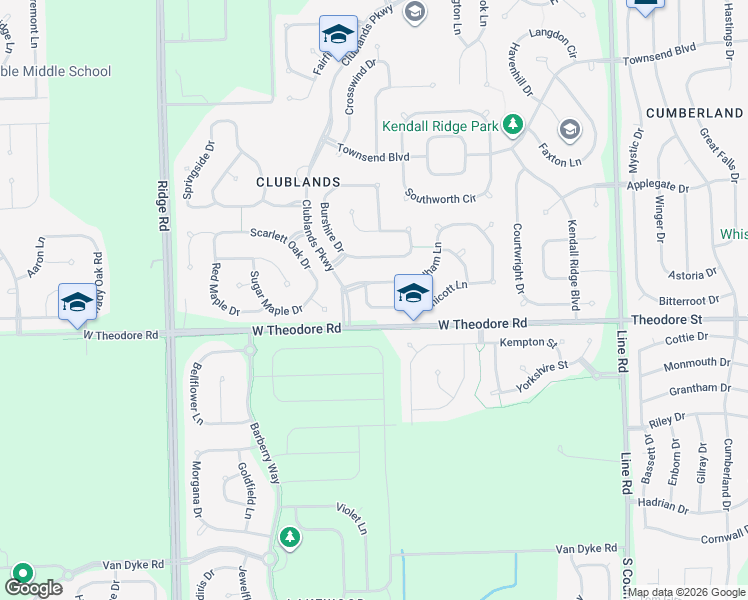 map of restaurants, bars, coffee shops, grocery stores, and more near 7509 Kenicott Lane in Plainfield
