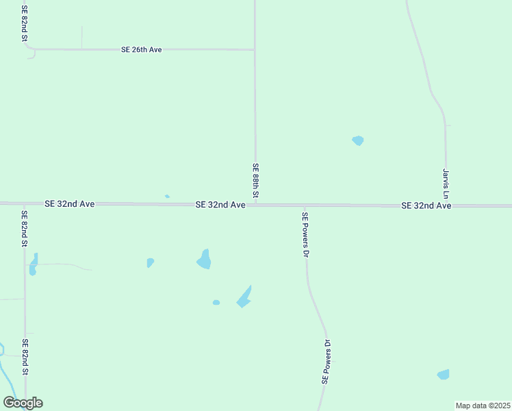 map of restaurants, bars, coffee shops, grocery stores, and more near 8801 Southeast 32nd Avenue in Runnells