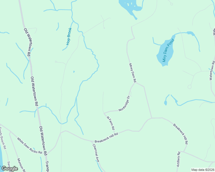 map of restaurants, bars, coffee shops, grocery stores, and more near 203 North Farm Road in Middlebury