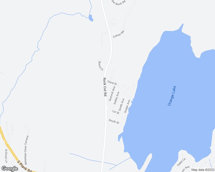 map of restaurants, bars, coffee shops, grocery stores, and more near 288 Rock Cut Road in Walden