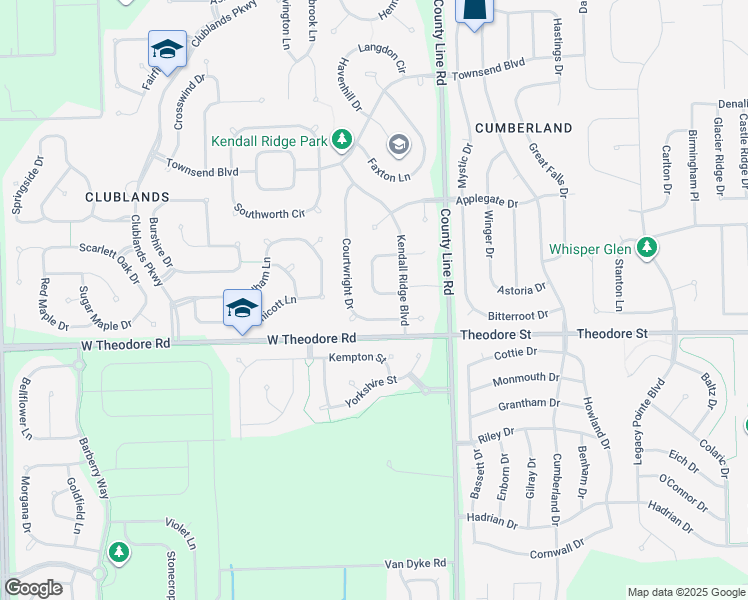 map of restaurants, bars, coffee shops, grocery stores, and more near 1607 Sutherland Court in Plainfield