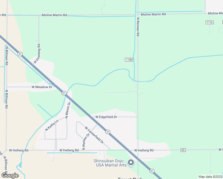 map of restaurants, bars, coffee shops, grocery stores, and more near 23205 Winfield Drive in Genoa