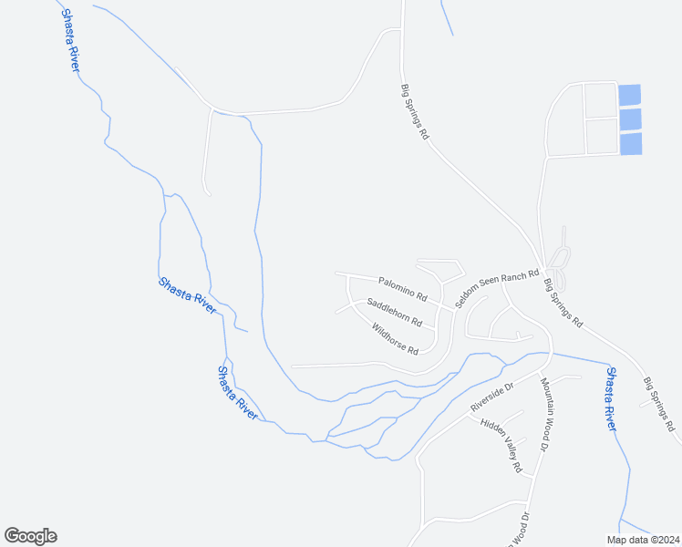 map of restaurants, bars, coffee shops, grocery stores, and more near 5115 Palomino Road in Weed