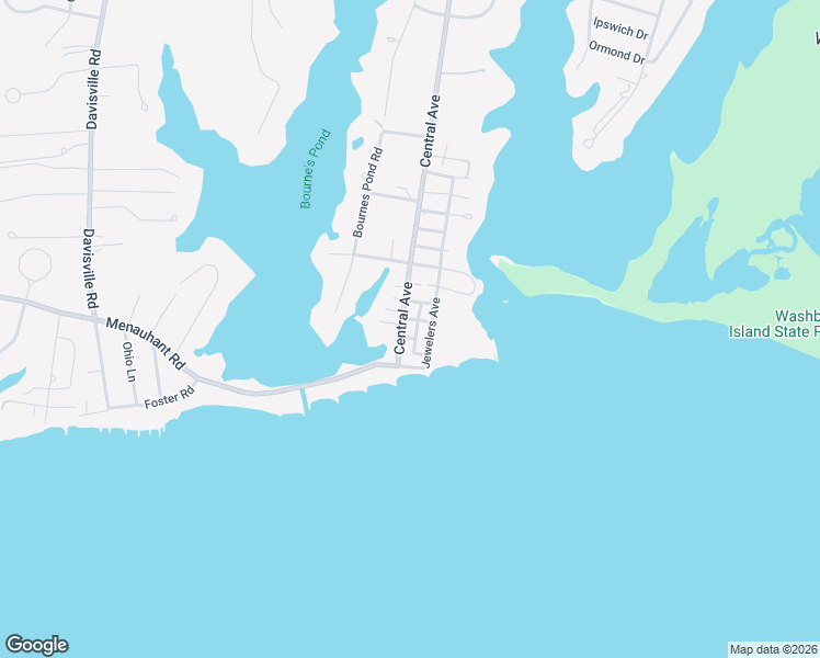 map of restaurants, bars, coffee shops, grocery stores, and more near 490 Central Avenue in Falmouth