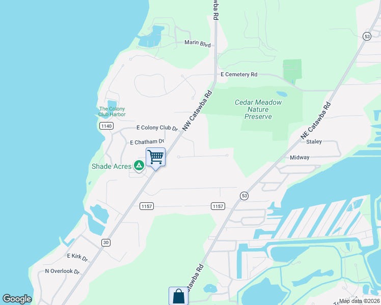 map of restaurants, bars, coffee shops, grocery stores, and more near 4479 Island Pine Dr in Port Clinton