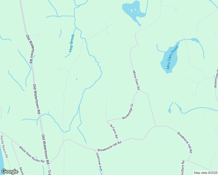 map of restaurants, bars, coffee shops, grocery stores, and more near 203 North Farm Road in Middlebury