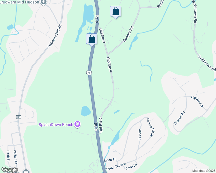 map of restaurants, bars, coffee shops, grocery stores, and more near 747 Old Route 9 in Fishkill