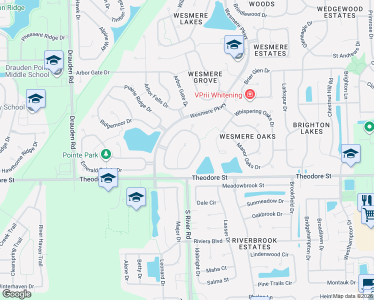 map of restaurants, bars, coffee shops, grocery stores, and more near 1606 Sierra Highlands Court in Plainfield