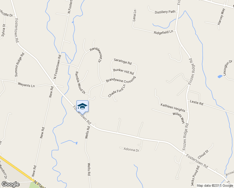map of restaurants, bars, coffee shops, grocery stores, and more near 20 Chadsford Lane in Newburgh