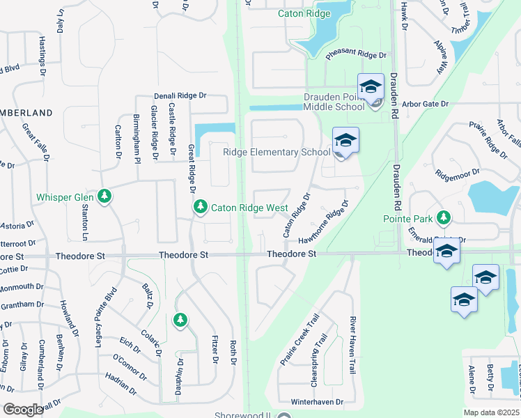 map of restaurants, bars, coffee shops, grocery stores, and more near 1708 Fox Ridge Drive in Plainfield