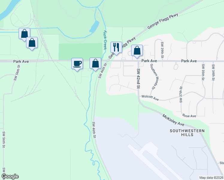map of restaurants, bars, coffee shops, grocery stores, and more near 4419 Park Lawn Drive in Des Moines