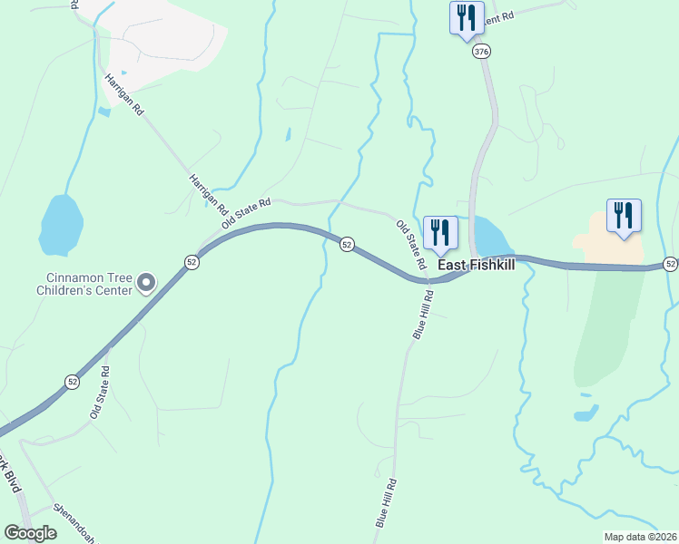 map of restaurants, bars, coffee shops, grocery stores, and more near 2396 New York 52 in Hopewell Junction