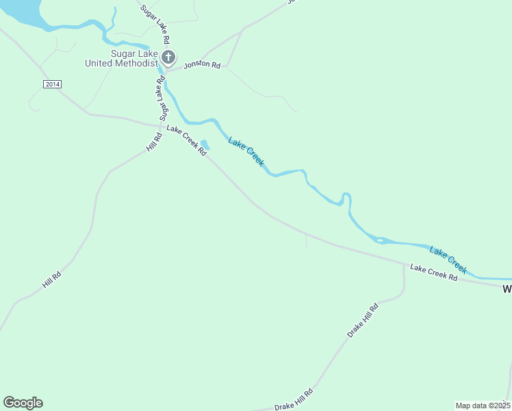 map of restaurants, bars, coffee shops, grocery stores, and more near Lake Creek Road in Cochranton