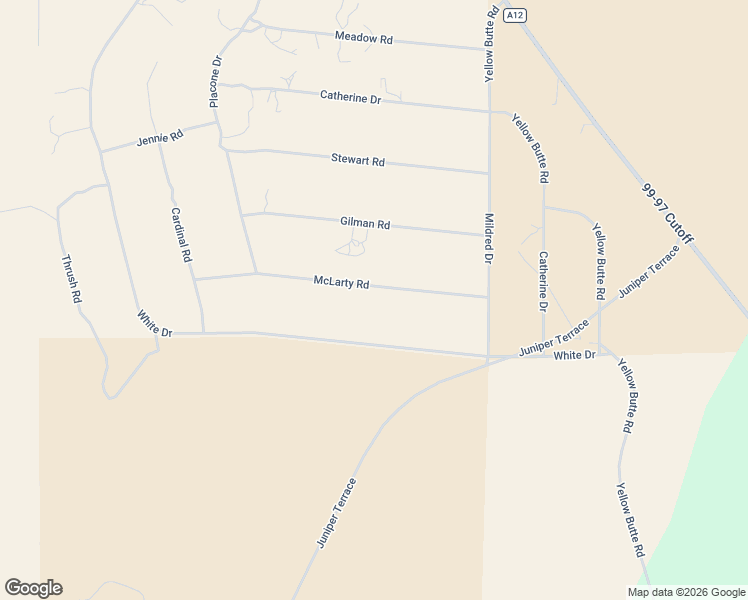 map of restaurants, bars, coffee shops, grocery stores, and more near 16316 McLarty Road in Montague