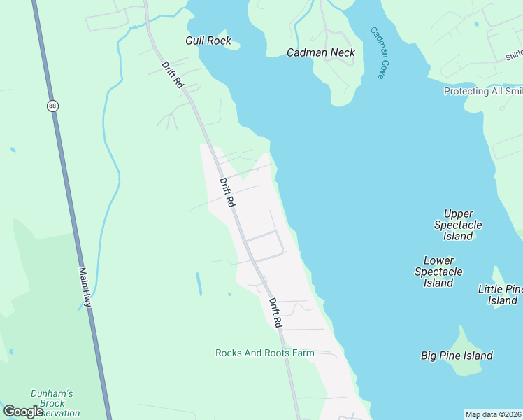 map of restaurants, bars, coffee shops, grocery stores, and more near 1380L Drift Road in Westport