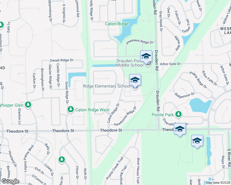map of restaurants, bars, coffee shops, grocery stores, and more near 1806 Blue Ridge Drive in Plainfield