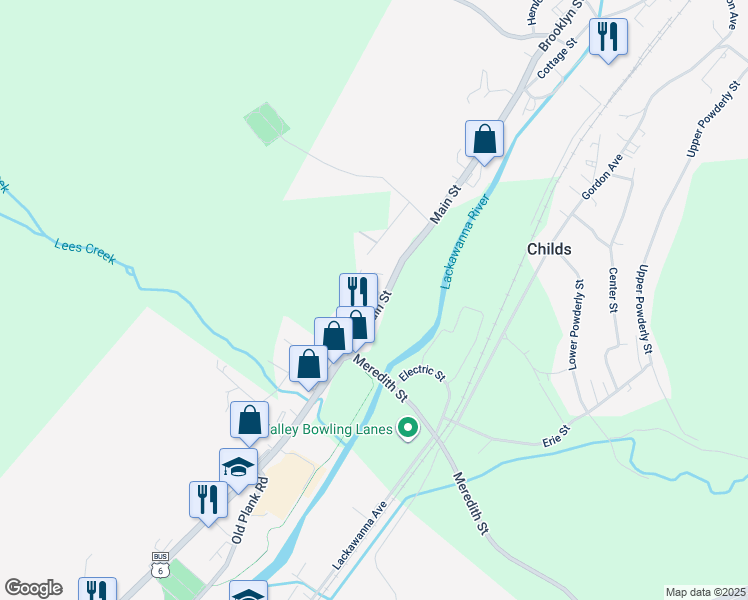 map of restaurants, bars, coffee shops, grocery stores, and more near 21-27 Stone Drive in Carbondale