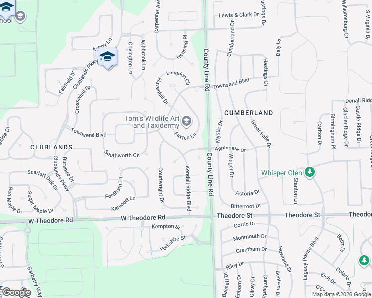 map of restaurants, bars, coffee shops, grocery stores, and more near 7209 Applegate Drive in Plainfield