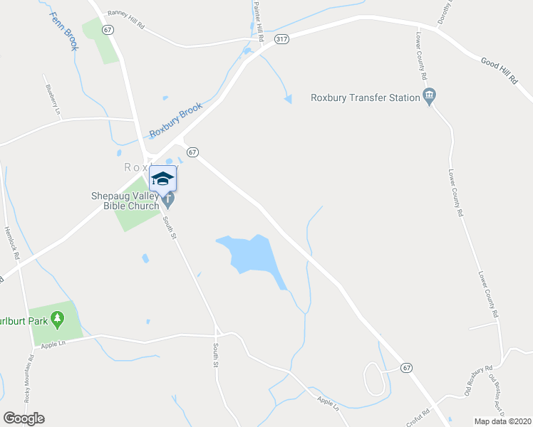 map of restaurants, bars, coffee shops, grocery stores, and more near 52 Southbury Road in Roxbury