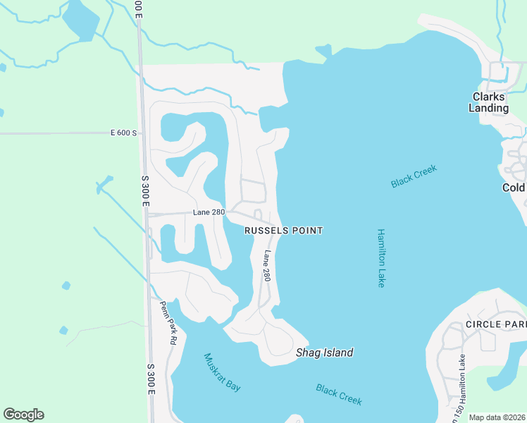 map of restaurants, bars, coffee shops, grocery stores, and more near 415 Ln 280 Hamilton Lake in Hamilton